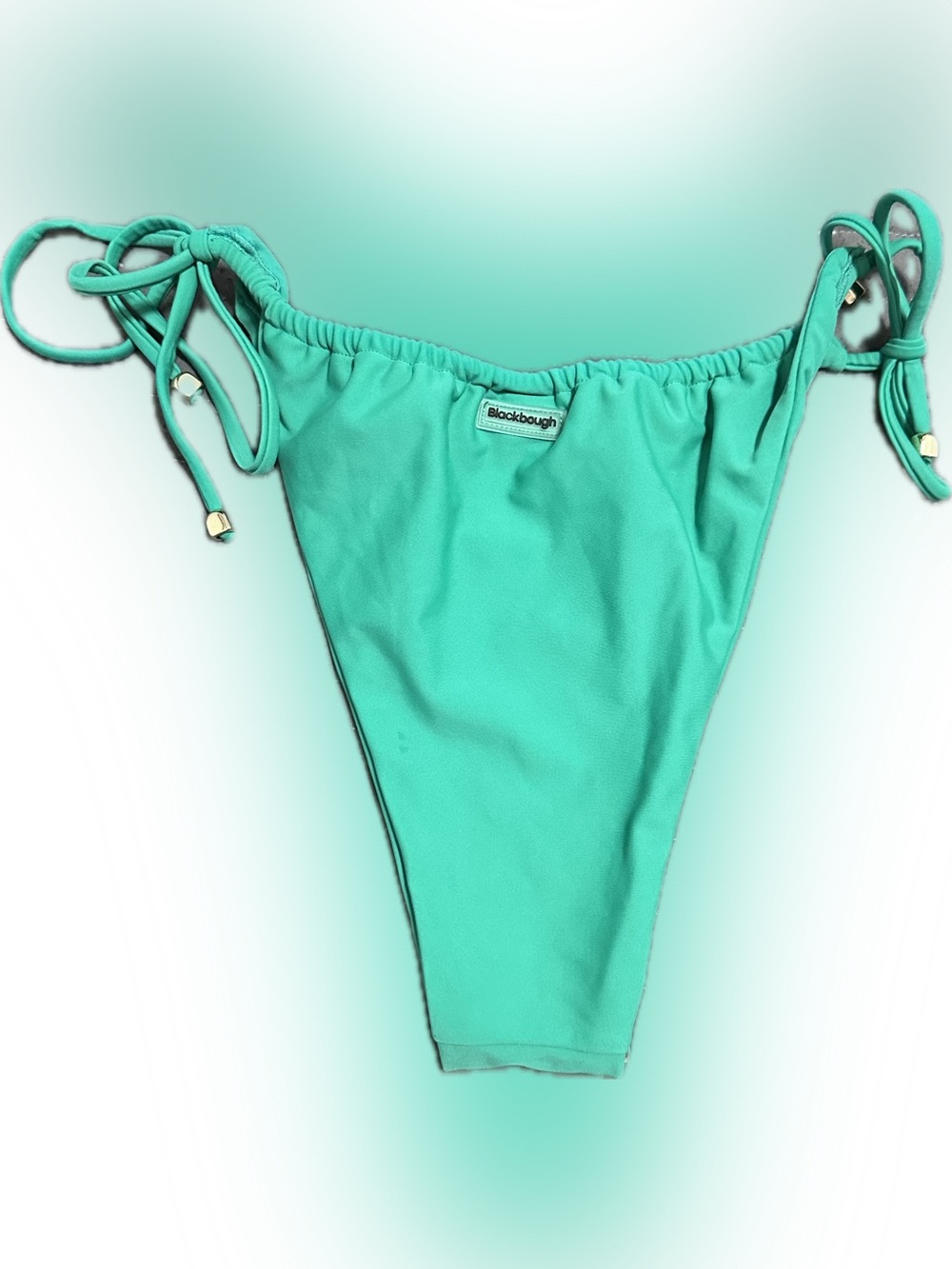 Blackbough Liv Ruched String Adjustable Bikini Bottom - Picture 9 of 12